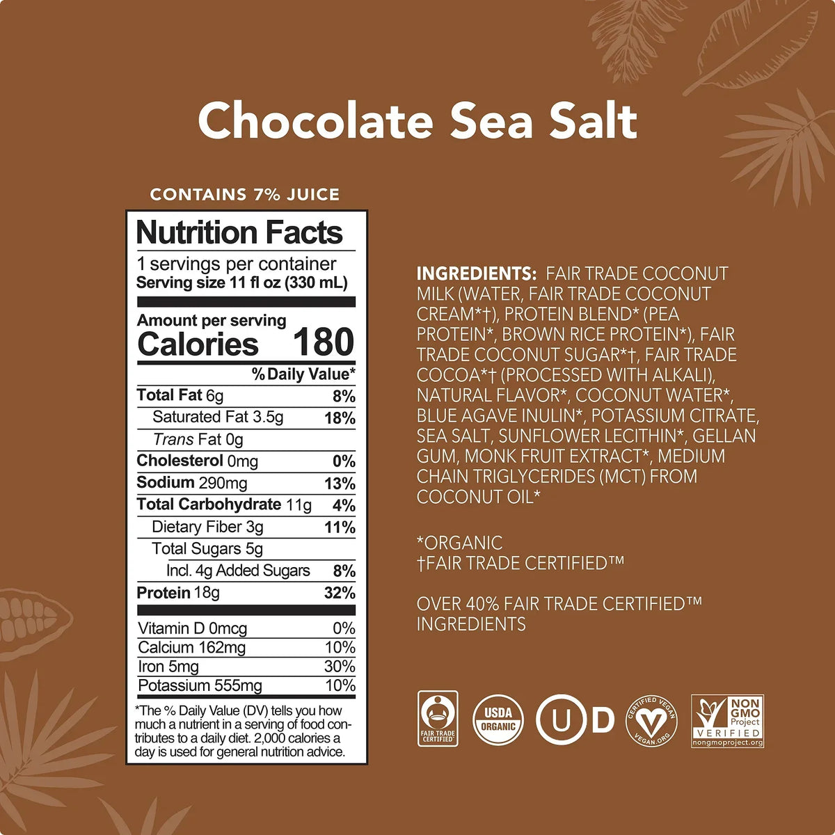 Chocolate Sea Salt - Protein Drinks - Clean Energy, Deliciously Made V1