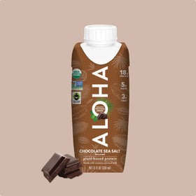 Chocolate Sea Salt Drinks - 4-Pack - Plant-Based Fuel for Busy Days O2